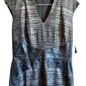 Ellen Tracy Dress Womens Sz6 NWT black Dress Rayon Blend